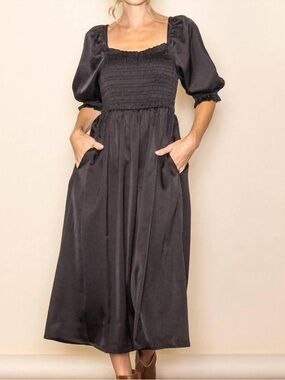 ELLOH Ruffle Puff‎ Dress